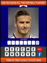 Football player logo team quiz game: guess who's the top new real fame soccer star face pic Image