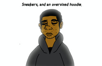 Sneakers and an Oversized Hoodie Image
