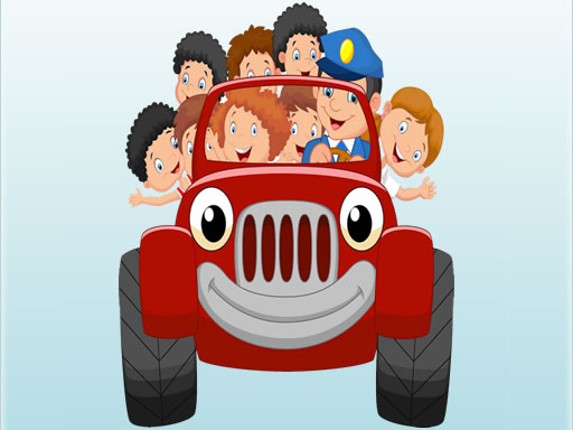 Kids Vehicles Memory Game Cover