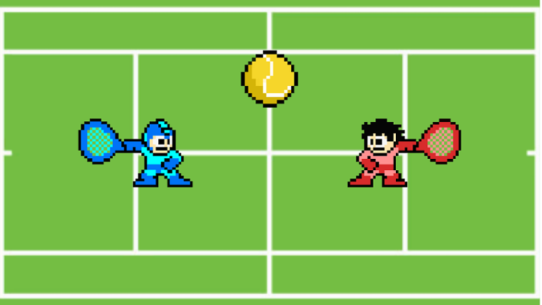 Mega Man Tennis Game Cover