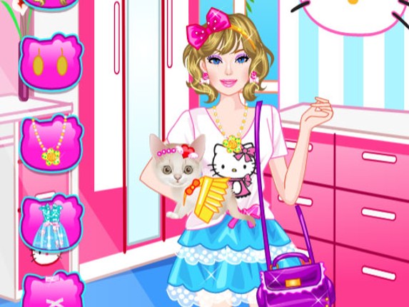 Barbie With Kitty Game Cover