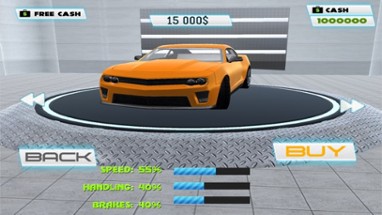 Crazy SuperCar Drag Racing : 3d Free Game Image