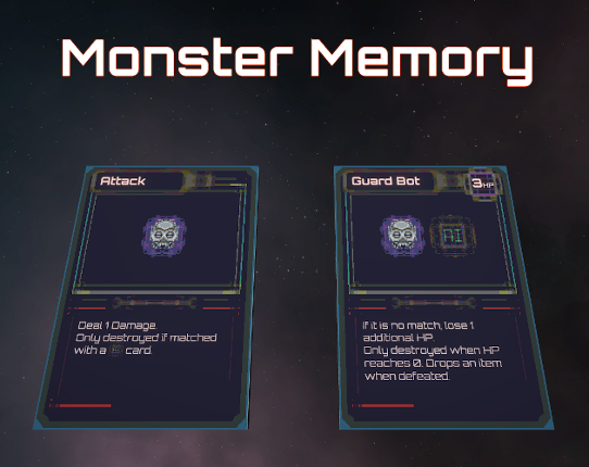 Monster Memory Game Cover