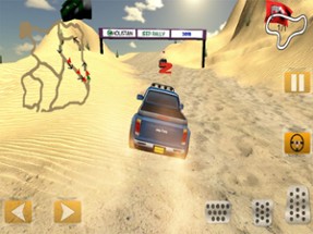 Jeep Rally In Desert Image