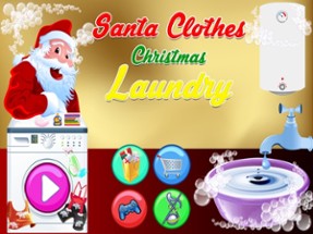 Santa Clothes Christmas Laundry 2014, Happy New Year 2015 Image