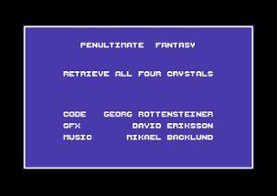 Penultimate Fantasy (C64 Cartridge) Image