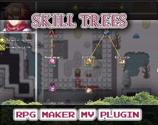 Skill Trees - Rpg Maker MV plugin Game Cover