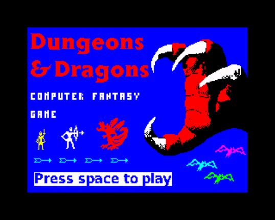 Dungeons & Dragons Computer Fantasy Game Game Cover
