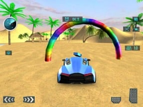 Water Surfing – Car Driving and Beach Surfing 3D Image