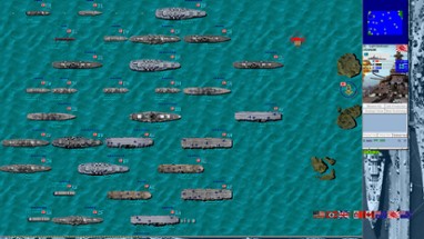 Battleships and Carriers - WW2 Battleship Game Image