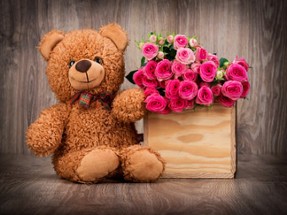 Cute Teddy Bears Puzzle Image