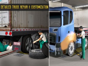 Euro Truck Mechanic Simulator - Engine Repair Shop Image
