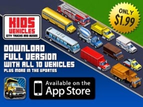 Kids Vehicles: City Trucks &amp; Buses HD Lite Image