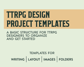 TTRPG Design Project Templates Image