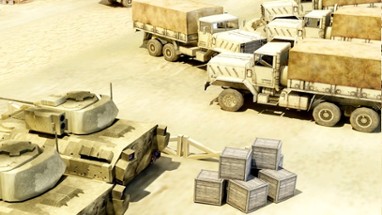 Military Truck Driver 3d Image