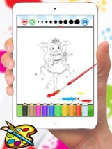 Princess Coloring Book for a Little Preschool Toddler Girls Image