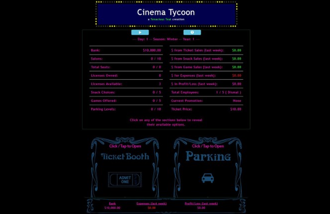 Cinema Tycoon Game Cover