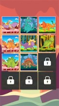 Easy Cartoon Dinosaur Jigsaw Puzzles Image