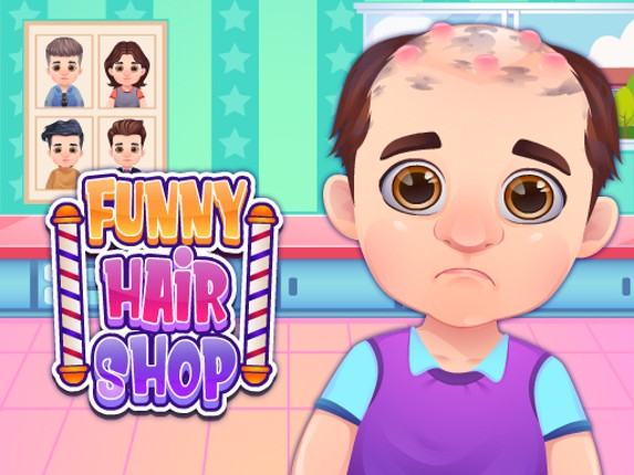 FUNNY HAIR SALON Game Cover