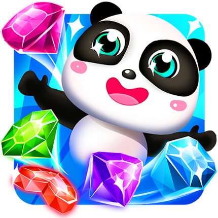 Panda Gems Jewels Game Match 3 Puzzle Game Cover