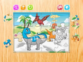 Dinosaur Puzzle for Kids - Dino Jigsaw Puzzles Games Free for Toddler and Preschool Learning Games Image