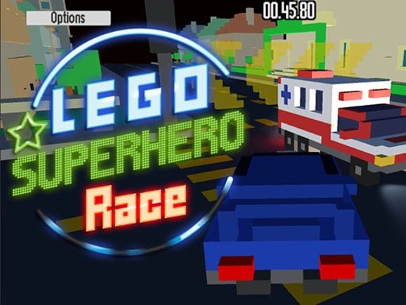Lego Superhero Race Game Cover