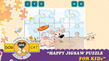 Cats And Dogs Cartoon Jigsaw Puzzle Games Image