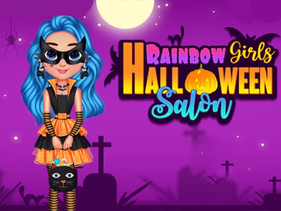 Rainbow Girls Hallowen Salon Game Cover