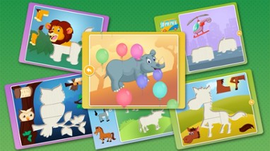 Animal Puzzle Games: Kids &amp; Toddlers Learning Free Image