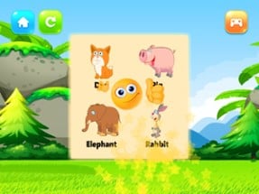 Vocabulary Animal Puzzle Matching Shadow for Kids Image