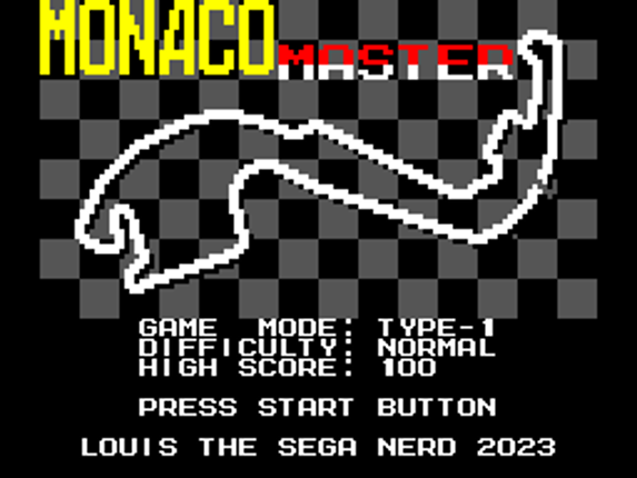 Monaco Master SEGA Master System & Game Gear Game Cover