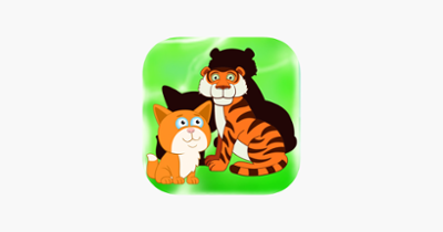 Vocabulary Animal Puzzle Matching Shadow for Kids Image