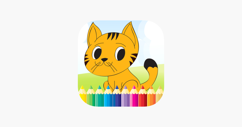 Cat Coloring Book - All In 1 Animal Drawing Game Cover