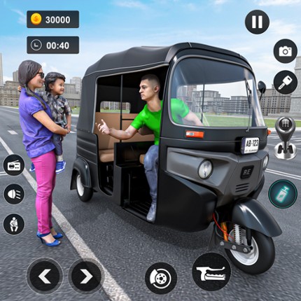 Modern Rickshaw Driving Games Game Cover