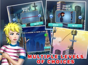 City Spider Swing-ing Free : Cool addictive world surfers escape game , the best bouncy app for boys and kids Image