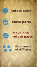 Rotate and move puzzle pieces. Lite Image