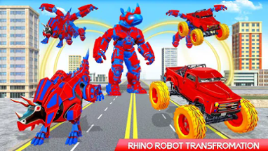 Rhino Robot Car Transformation Image