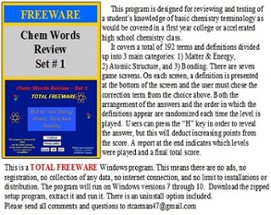 Chem-Words Review - Set 1 Image