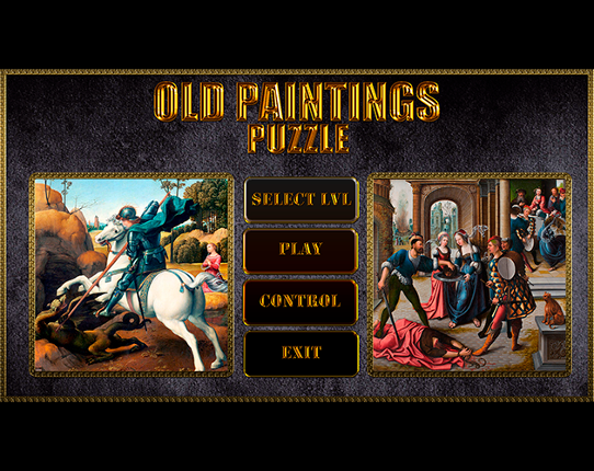 Old paintings Game Cover