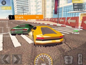 Race of Fast Cars In the City Image