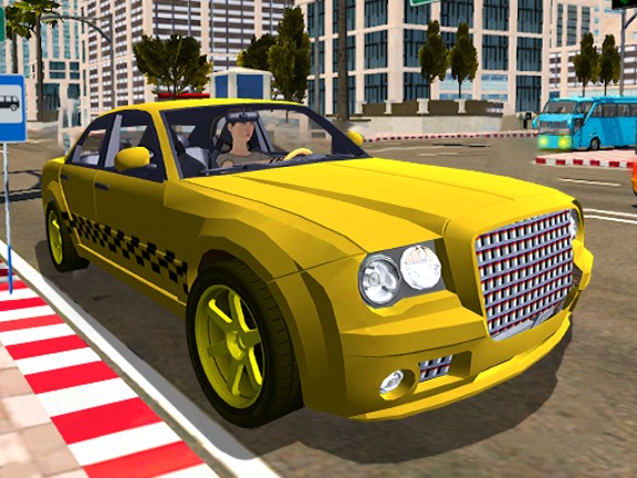 Taxi Simulator 3D Game Cover