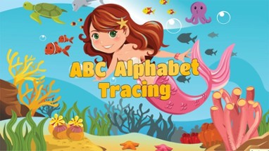 ABC Alphabet Tracing Mermaid Coloring for kids Image