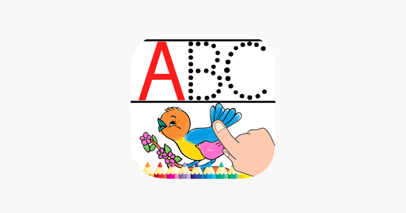 ABC Writing &amp; Animals Coloring Game Cover