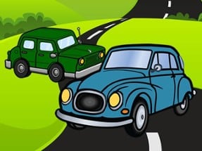 Cartoon Car Jigsaw Image