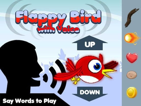 Flappy Bird Play with Voice Game Cover