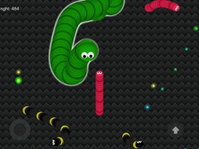 Snake Running Games - Hungry Battle Worm Eat Color Dot Skins Image