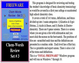 Chem-Words Review - Set 3 Image