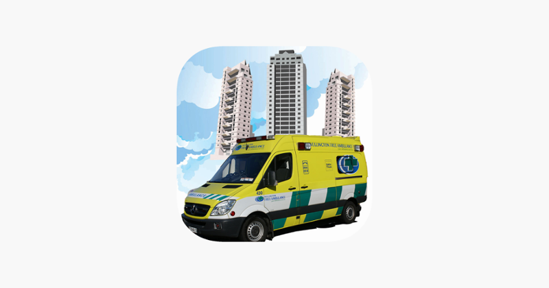 London Ambulance Traffic Racer Game Cover