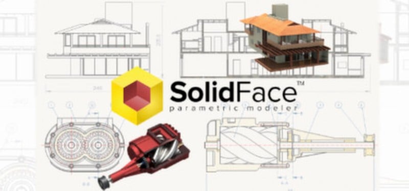 SolidFace Parametric CAD Modeler 2D/3D Game Cover