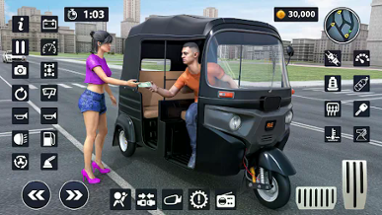 Modern Rickshaw Driving Games Image